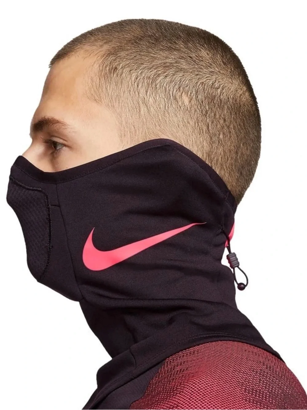 Nike Neck Warmer Strike Snood - Burgundy/Racer Pink